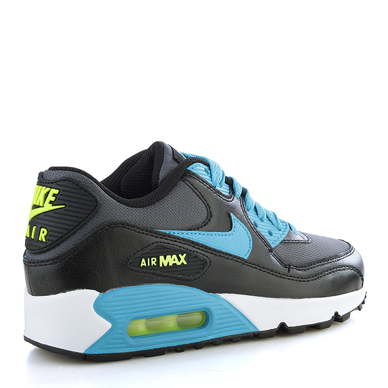 детские черные кроссовки Nike Air Max 90 Mesh GS 724824-004 - цена, описание, фото 2